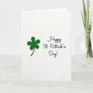 Smaragd-Klee St. Patricks-Karte Karte