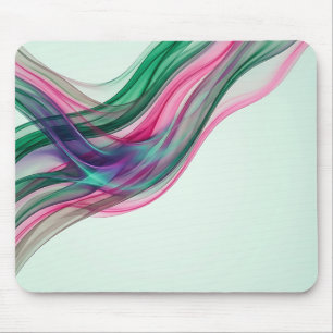 Smaragd-magenta-Fluid-Linien-Mauspad Mousepad
