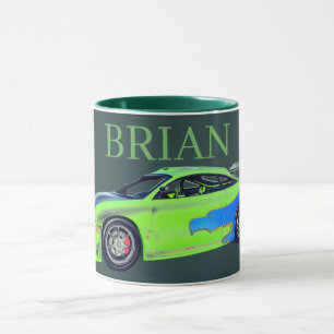 Smaragd-Rennläufer des grünen Horizonts Tasse