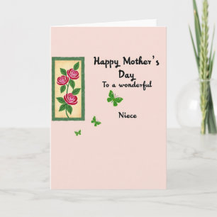 Smaragd-Rosen-Mütterkarte Karte