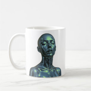 Smaragd-Schönheit Android Kaffeetasse