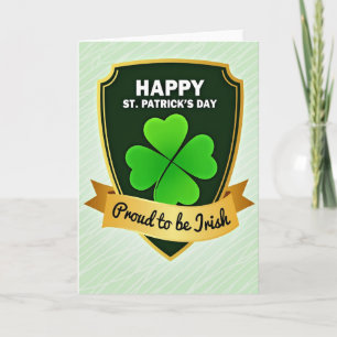 Smaragd-Schutz-St.-Patricks-Karte Karte