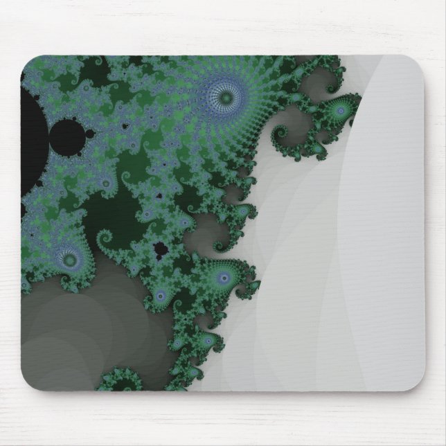 Smaragd-Seepferdchen-Mauspad Mousepad (Vorne)