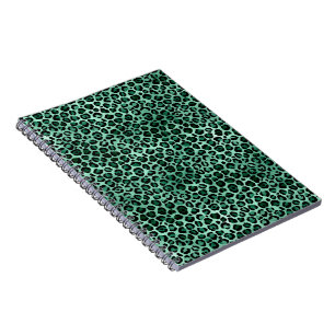 Smaragd- und Gold-Safari-Serie Design 9 Notizblock