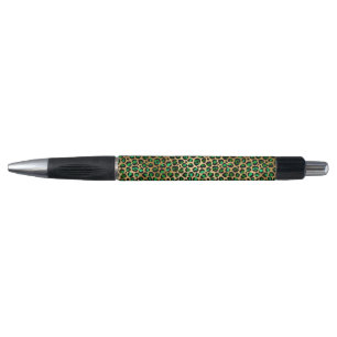 Smaragd- und Gold-Safari-Serien-Design 8 Kugelschreiber