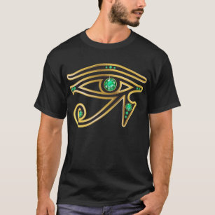 Smaragdauge von Ra im GoldT - Shirt