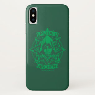 Smaragdbogenschütze Grafik des Pfeil- Case-Mate iPhone Hülle