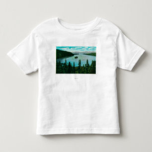 Smaragdbucht-Ansicht über See TahoeLake Tahoe, CA Kleinkind T-shirt