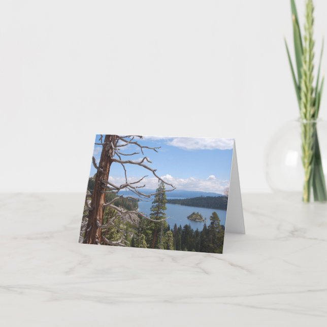 Smaragdbucht, Lake Tahoe Karte (Vorderseite)