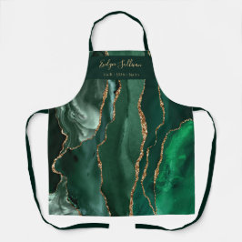 smaragdgrün aginieren Schönheit berufliche Schürze