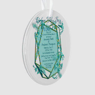 Smaragdgrün auf einer Skulpturenstruktur Ornament