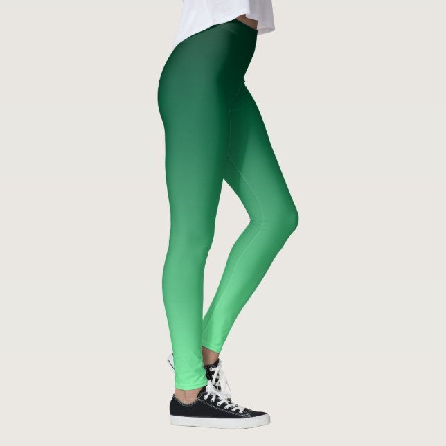 Smaragdgrün-Töne  Leggings (Rechts)