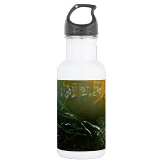 SMARAGDgrün-WASSER-FANTASIE, ABSTRAKTER ENTWURF Trinkflasche