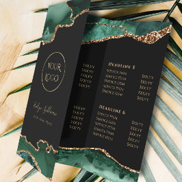 smaragdgrüne Ankerbroschüre