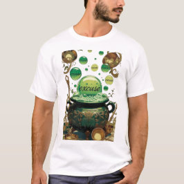 Smaragdgrüne-Ausreden-Kessel-Grafik-T-Shirt T-Shirt