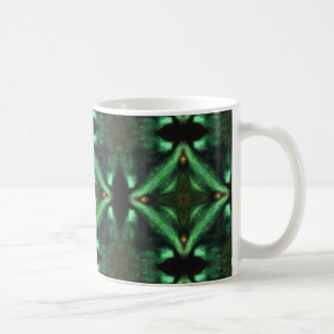 Smaragdgrüne Diamanten prachtvolle geometrische Ku Kaffeetasse