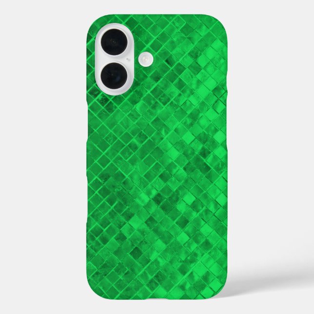 smaragdgrüne Diamantplatte Case-Mate iPhone Hülle (Rückseite)