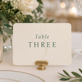 Smaragdgrüne Gold-Monogramm-Hochzeitstisch-Platzie