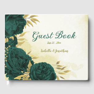 Smaragdgrüne Goldblume Gästebuch