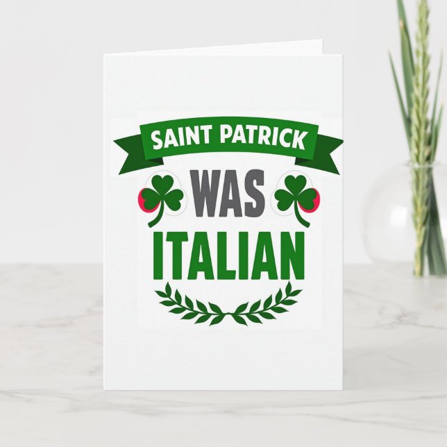 Smaragdgrüne italienische Karte (Vorderseite)
