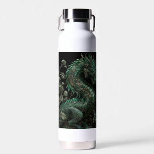 Smaragdgrüner Drache Trinkflasche