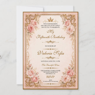 Smaragdgrüner Gold Schmetterling Quinceañera 15.  Einladung