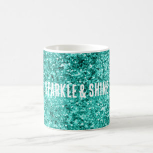 Smaragdgrüner Schimmer Kaffeetasse