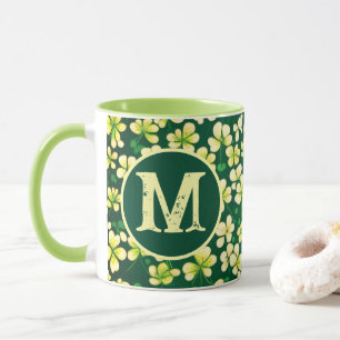 Smaragdgrüner Shamrock-Teppich: Dunkelgrünes Vergn Tasse