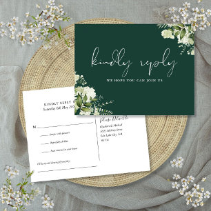 Smaragdgrünes Grünzeug Songwunsch RSVP Postkarte