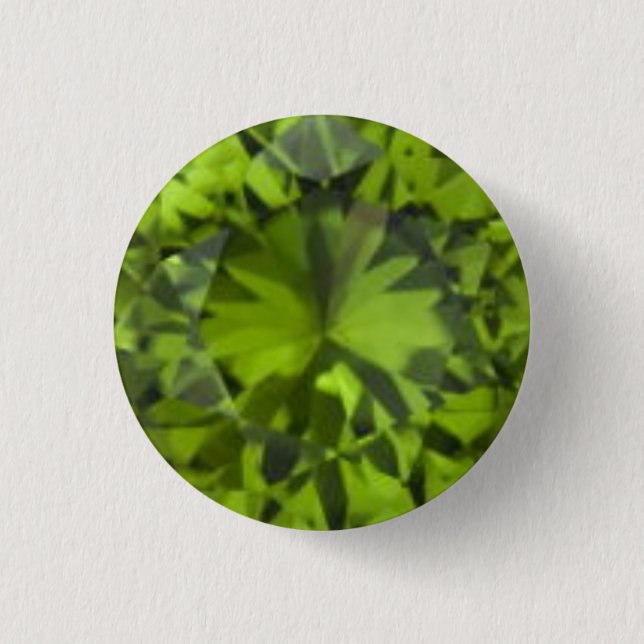 Smaragdknopf Button (Vorderseite)