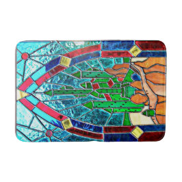 Smaragdschloss Stainglass von Zauberer von Oz Badematte