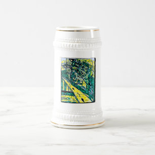 SMARAGDSTADT ZEICHNUNG BIERGLAS