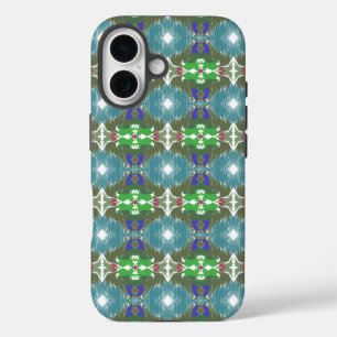 Smaragdtiden-Kaleidoskop iPhone 16 Hülle