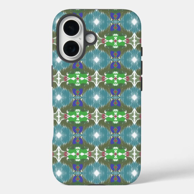 Smaragdtiden-Kaleidoskop Case-Mate iPhone Hülle (Rückseite)