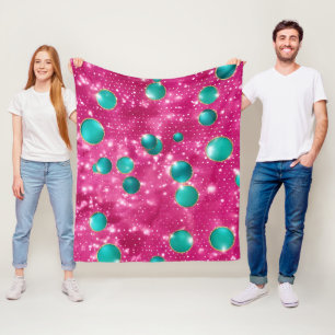 Smaragdtropfen Fleecedecke