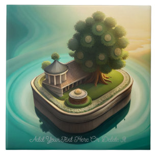 Smaragdverzauberung - traumhafte Zuhause, Baum des Fliese