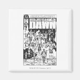 Smarald Dawn Cover, Schwarz und Weiß Magnet