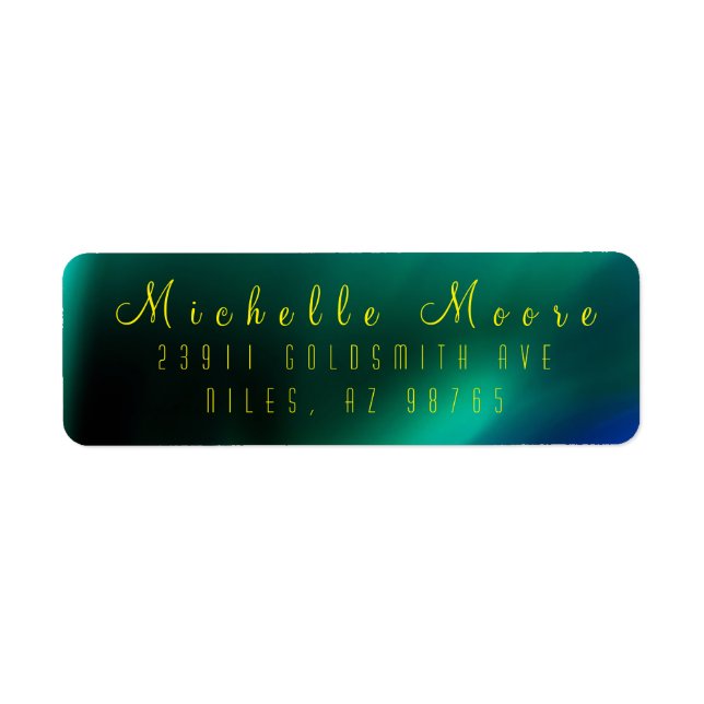 Smarald Green Rücksendeadresse (Vorne)