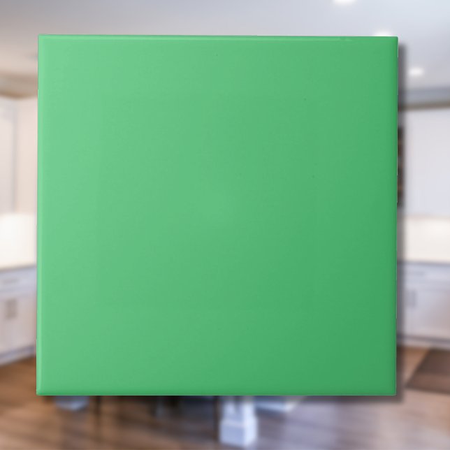 Smarald Green Solid Color | Classic | elegant Fliese (Von Creator hochgeladen)
