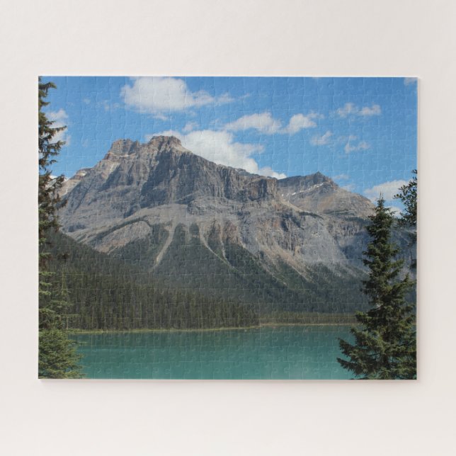 Smarald Lake mit Michael Peak Jigsaw Puzzle (Horizontal)