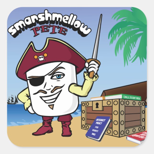 Smarshmellow Pete - Aufkleber (Vorderseite)