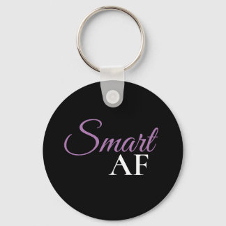 Smart AF Lila Ausdrucks-Anhänger Schlüsselanhänger