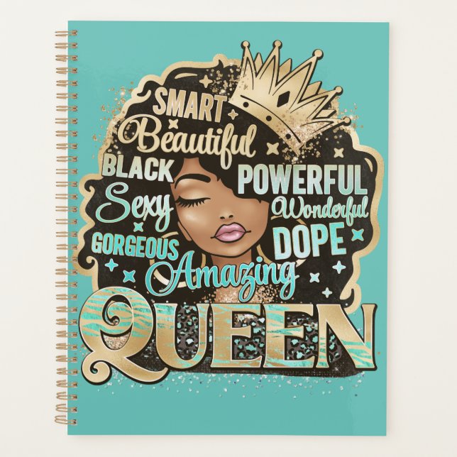 Smart Beautiful Phantastisch Black Queen Melanin S Planer (Vorderseite)
