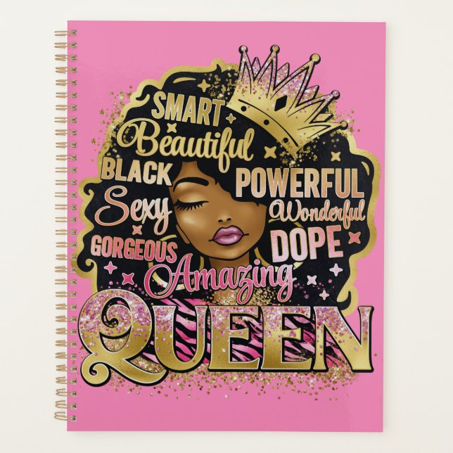 Smart Beautiful Phantastisch Black Queen Melanin S Planer (Vorderseite)