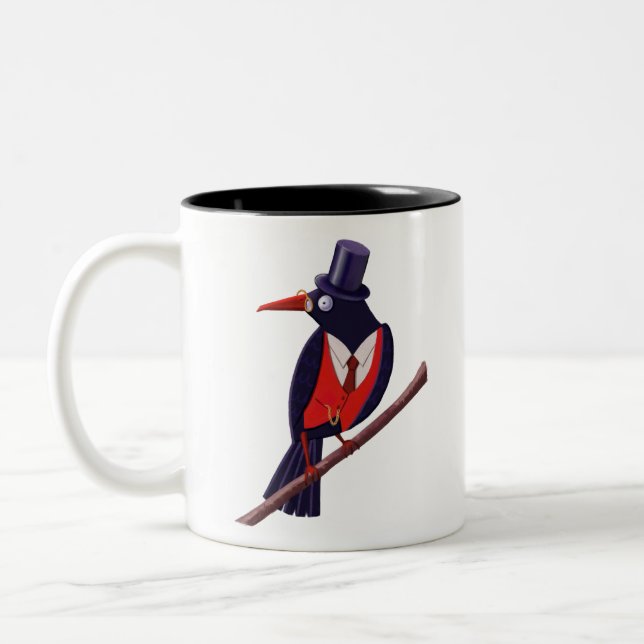 Smart Bird Zweifarbige Tasse (Links)