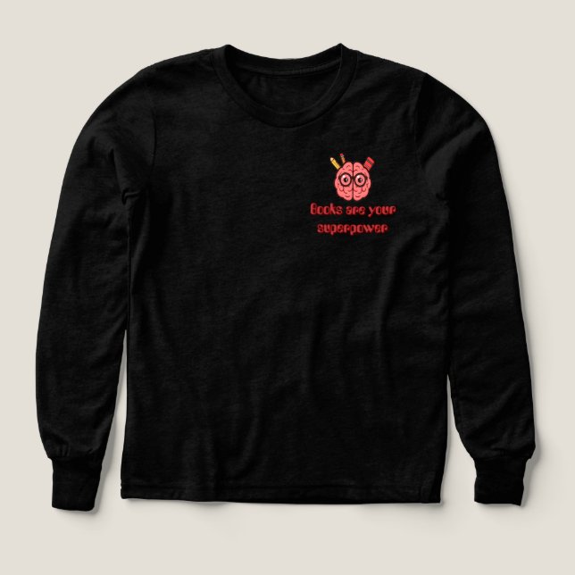 Smart Brain Hoodie for Kids - Zurück in die Schule (Design Vorderseite)