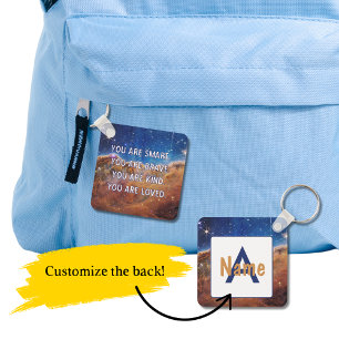 Smart Brave Kind liebt anpassbarer Schlüsselanhäng Schlüsselanhänger