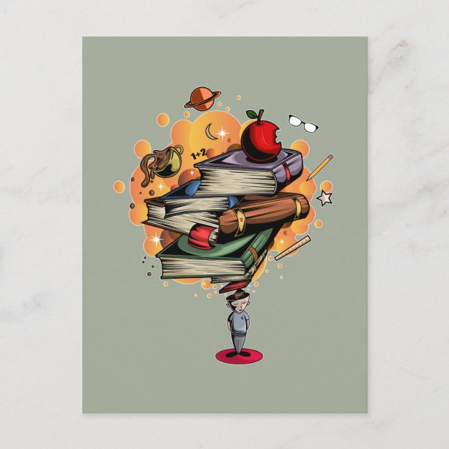 Smart buchen postkarte (Vorderseite)