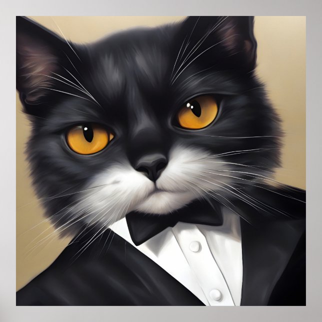 Smart Cat Poster (Vorne)