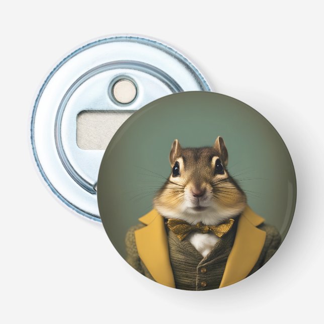 Smart Chipmunk Flaschenöffner (Vorderseite)